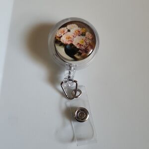 Floral Badge Reel